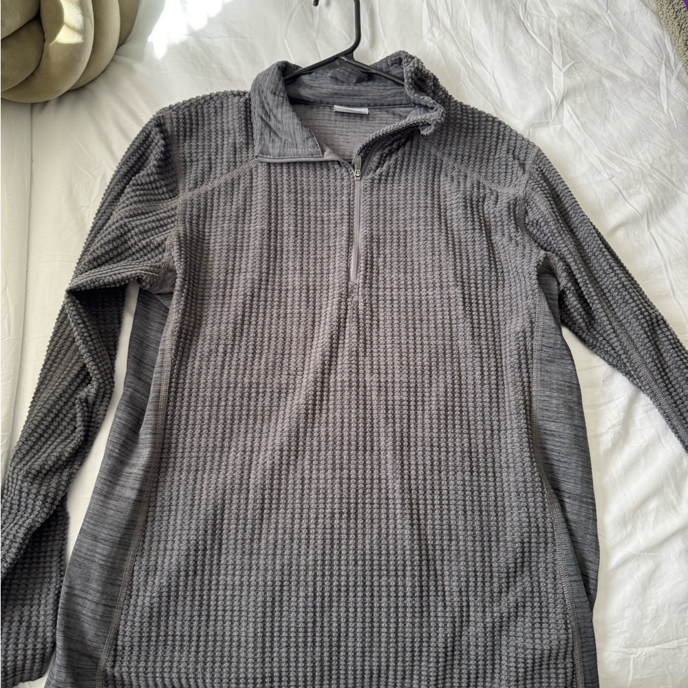 Columbia Charcoal Zip-Up Men's Sweater